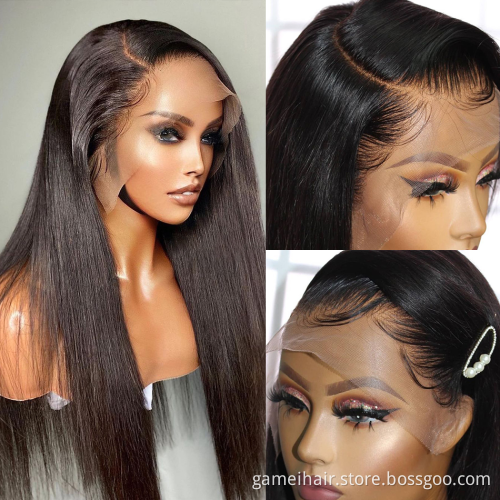 Best Hd Lace Wig Vendor Virgin Human Hair Wig Lacewig For Black Women 100% Raw Indian Human Hair Lace Front Wig